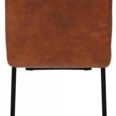 Jedálenská stolička Feline, textil, hnedá - 5