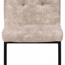 Jedálenská stolička Feline, textil, krémová - 2