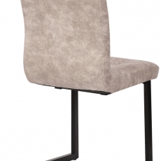 Jedálenská stolička Feline, textil, krémová - 4