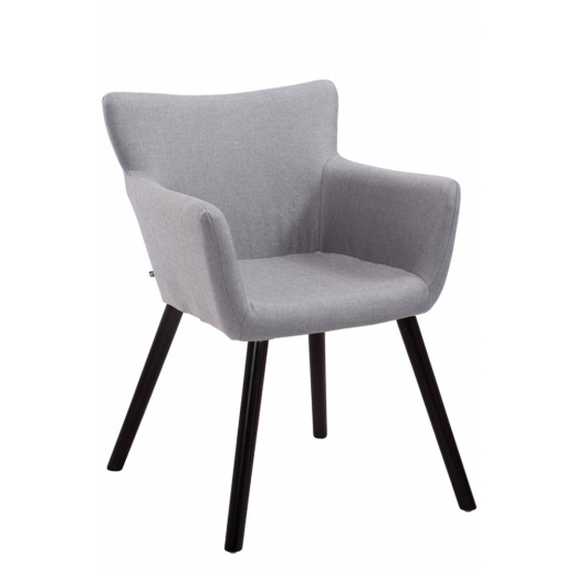 Jedálenská stolička Ferat, svetlo šedá - 1