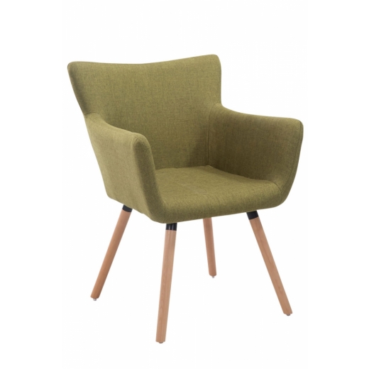 Jedálenská stolička Ferat, zelená - 1