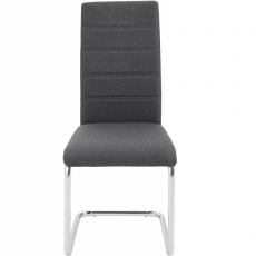 Jedálenská stolička Firas (SET 2 ks), šedá - 1