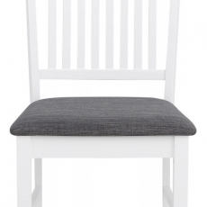 Jedálenská stolička Flok (Súprava 2 ks), biela/sivá - 2