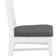 Jedálenská stolička Flok (Súprava 2 ks), biela/sivá - 3