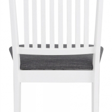 Jedálenská stolička Flok (Súprava 2 ks), biela/sivá - 4