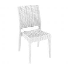Jedálenská stolička Florian, biela - 1