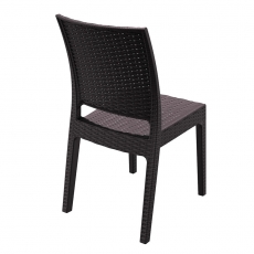 Jedálenská stolička Florian, hnedá - 4