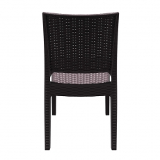 Jedálenská stolička Florian, hnedá - 5
