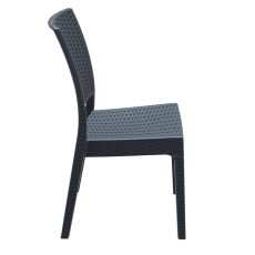 Jedálenská stolička Florian, tmavo sivá - 2