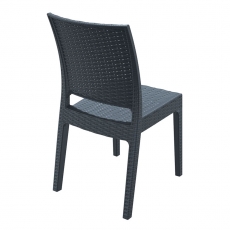Jedálenská stolička Florian, tmavo sivá - 4