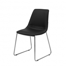 Jedálenská stolička Francesca (SET 4 ks), čierna - 1
