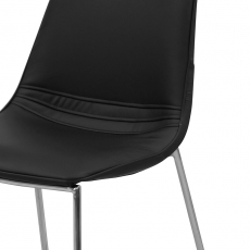 Jedálenská stolička Francesca (SET 4 ks), čierna - 2