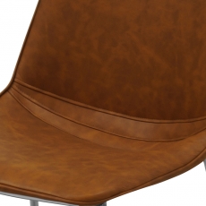 Jedálenská stolička Francesca (SET 4 ks), koňaková - 3