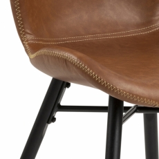 Jedálenská stolička George (súprava 2 ks), hnedá - 5