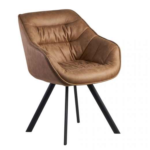 Jedálenská stolička Gepo, textil, béžová - 1