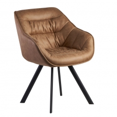 Jedálenská stolička Gepo, textil, béžová - 1
