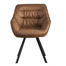 Jedálenská stolička Gepo, textil, béžová - 2