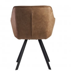 Jedálenská stolička Gepo, textil, béžová - 5