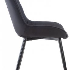 Jedálenská stolička Gigi, textil, čierna - 2