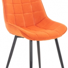Jedálenská stolička Gigi, textil, oranžová - 1