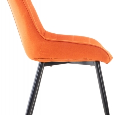 Jedálenská stolička Gigi, textil, oranžová - 2
