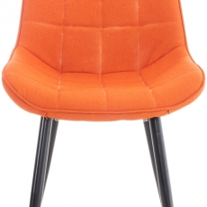 Jedálenská stolička Gigi, textil, oranžová - 3