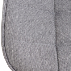 Jedálenská stolička Gigi, textil, šedá - 5