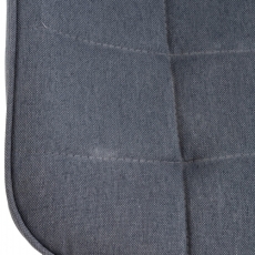 Jedálenská stolička Gigi, textil, tmavo šedá - 5