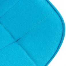 Jedálenská stolička Gigi, textil, tyrkysová - 6