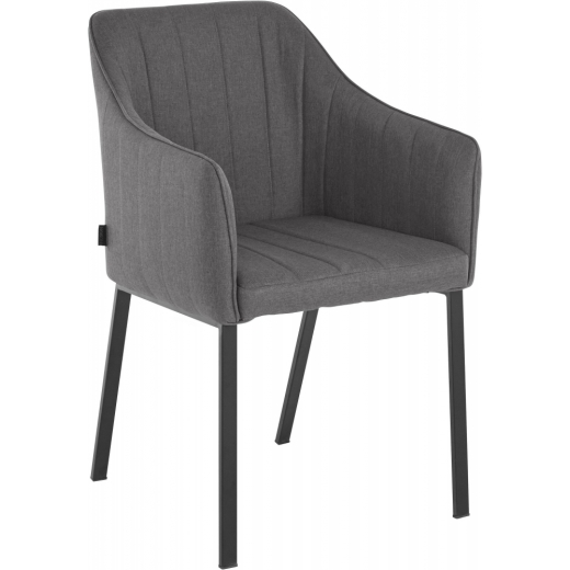 Jedálenská stolička Gini (SET 2 ks), tmavo šedá - 1