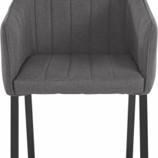 Jedálenská stolička Gini (SET 2 ks), tmavo šedá - 2