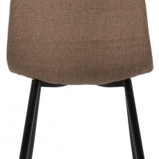 Jedálenská stolička Giverny, textil, hnedá - 4