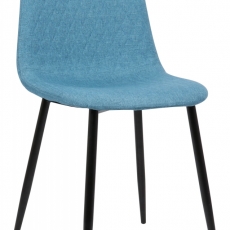 Jedálenská stolička Giverny, textil, modrá - 1