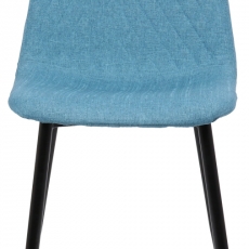 Jedálenská stolička Giverny, textil, modrá - 2