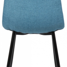 Jedálenská stolička Giverny, textil, modrá - 4