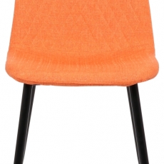 Jedálenská stolička Giverny, textil, oranžová - 2
