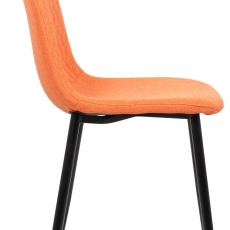 Jedálenská stolička Giverny, textil, oranžová - 3