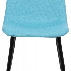 Jedálenská stolička Giverny, textil, tyrkysová - 2