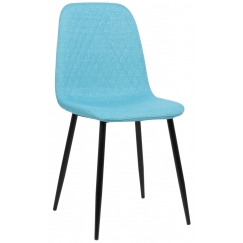 Jedálenská stolička Giverny, textil, tyrkysová