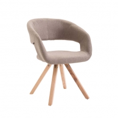 Jedálenská stolička Gizela II. textil, prírodná - 5