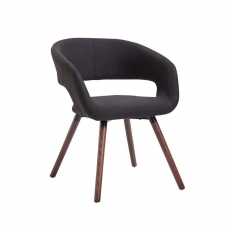Jedálenská stolička Gizela textil, orech - 1