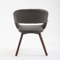 Jedálenská stolička Gizela textil, orech - 13