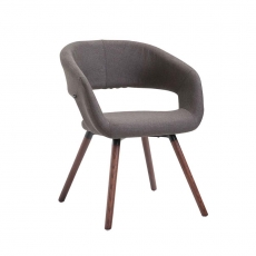 Jedálenská stolička Gizela textil, orech - 7
