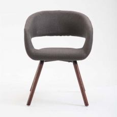 Jedálenská stolička Gizela textil, orech - 8