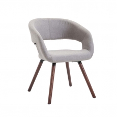 Jedálenská stolička Gizela textil, orech - 6