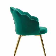 Jedálenská stolička Gregoria, zelená - 3
