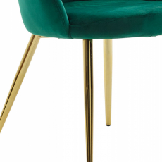 Jedálenská stolička Gregoria, zelená - 5