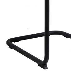 Jedálenská stolička Gudrun (SET 2ks), tkanina, tmavo šedá / čierna - 8