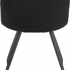 Jedálenská stolička Harper (SET 2 ks), čierna - 5