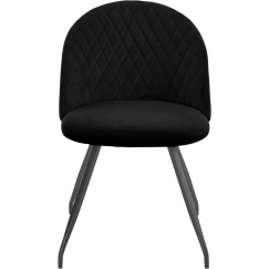 Jedálenská stolička Harper (SET 2 ks), čierna